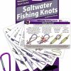 ReferenceReady | Referenceready Saltwater Fishing Knot Cards - Waterproof Pocket Guide To 15 Big Game Fishing Knots | Includes Portable Book Of Inshore And Deep Sea Fishing Knots And A Mini Carabiner