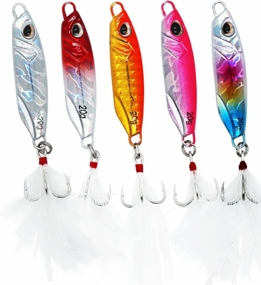 SUPERTHEO | Supertheo Fishing Spoons Metal Hard Jigging Casting Swimbait Laser Micro Bass Crappie Trout Salmon Freshwater Fishing Lures