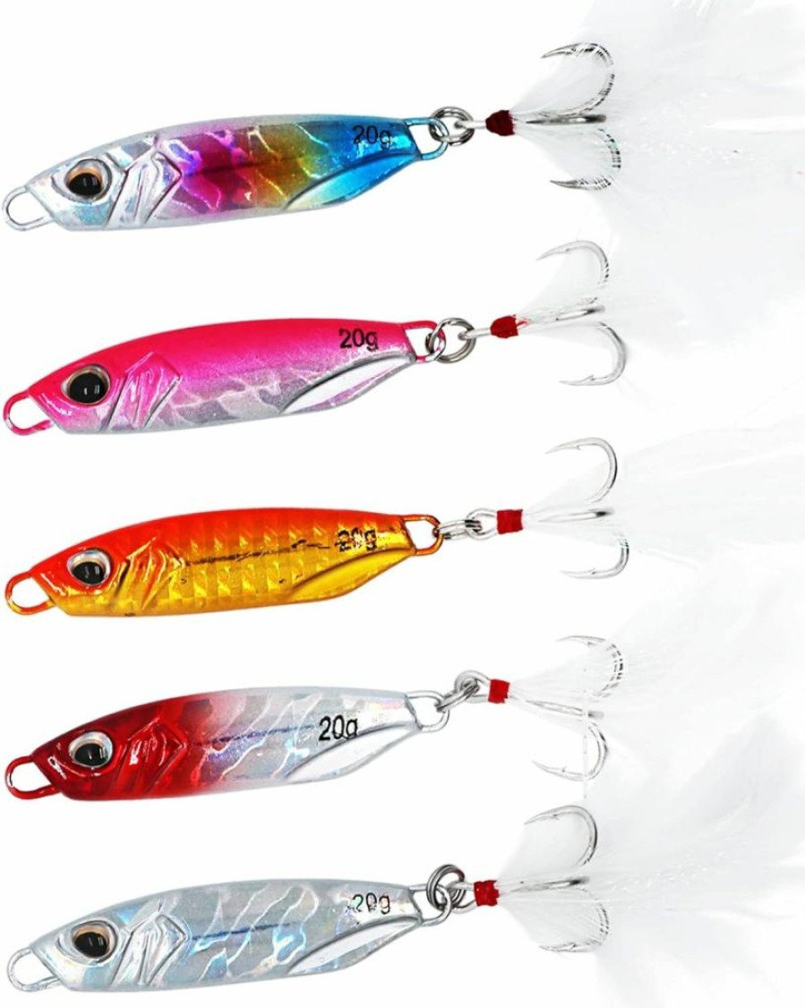 SUPERTHEO | Supertheo Fishing Spoons Metal Hard Jigging Casting Swimbait Laser Micro Bass Crappie Trout Salmon Freshwater Fishing Lures