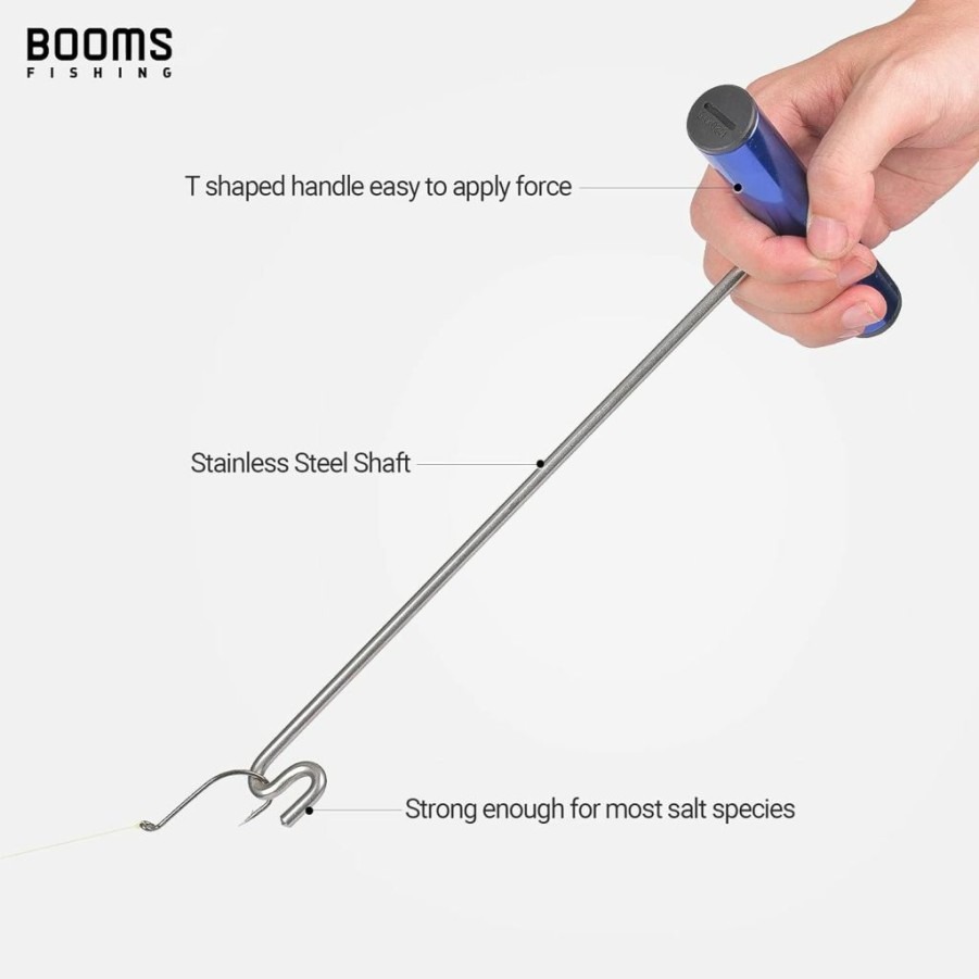 Booms Fishing | Booms Fishing R08 Fishing Hook Remover Tools Saltwater Dehooker Shark Hook Remover 10 Inches