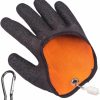 LIOOBO | Lioobo 1 Set Fishing Puncture Gloves Piercing Tools Water Proof Gloves Cleaning Tools Cut Resistant Gloves