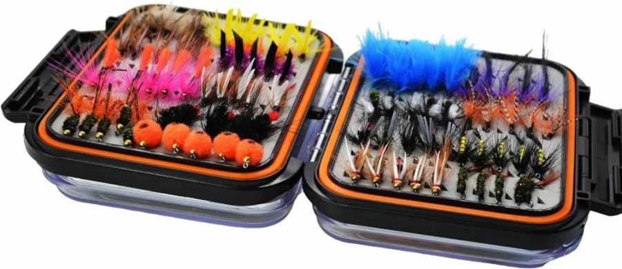 ALICHINO | Small Fly Box For Fly Files Foam Ice Jig Box Waterproof Fly Box For Fly Fishing