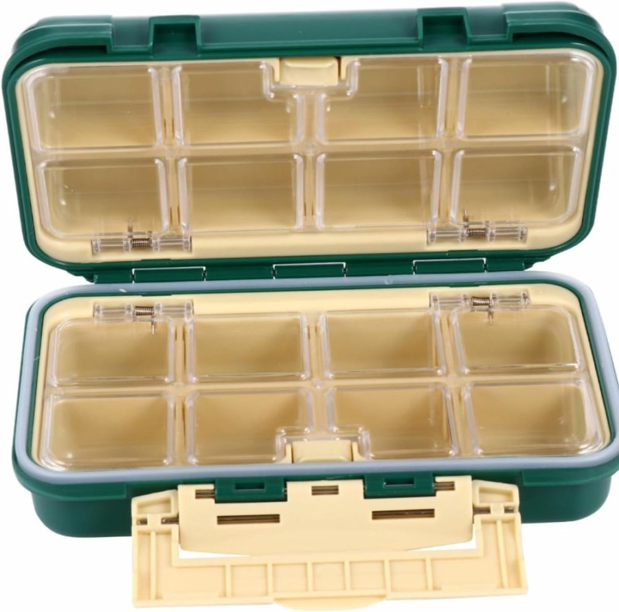 Happyyami | Happyyami Box Vessel Tools Compartment Lure Bait Case Fishing Tool Fishing Bait Divider Case Plastic Fishing Organizer Fishing Tackle Outdoor Fishing Hook Case Pp Water Proof Container