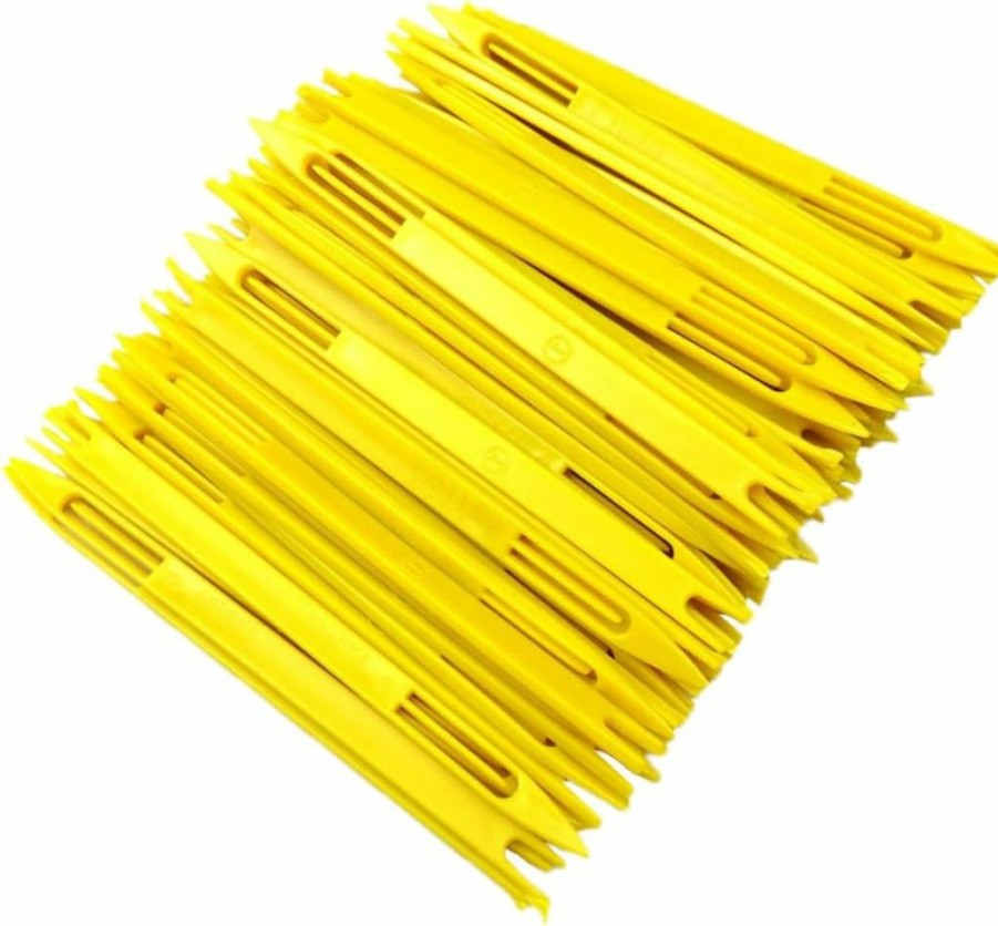 Yardwe | Yardwe 40Pcs Fishnet Repair Tool Hand Sewing Needles Cast Nets Tools Gill Net Restorer Tool Fishing Tool Kit Fish Netting Braiding Tool Fishing Net Repair Plastic Repair Needle To Weave