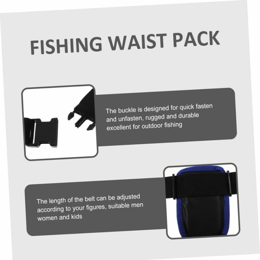 BESPORTBLE | Besportble 2Pcs Fishing Belt Waist Support Man Simple Polyester