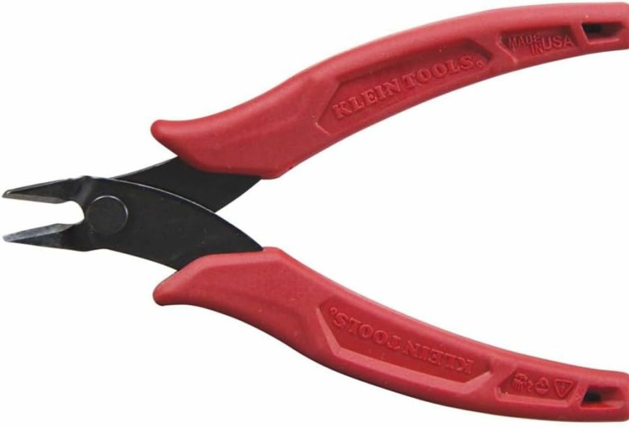 Klein Tools | Klein Tools D275-5 Pliers, Diagonal Cutting Pliers With Precision Flush Cutter Is Light And Ultra-Slim For Work In Confined Areas, 5-Inch