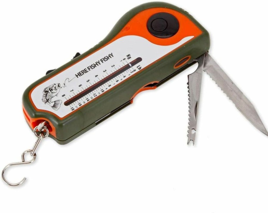 Bits and Pieces | Bits And Pieces - Deluxe 8-In-1 Fishing Tool - Multifunction Gadget For Hunters And Fishers