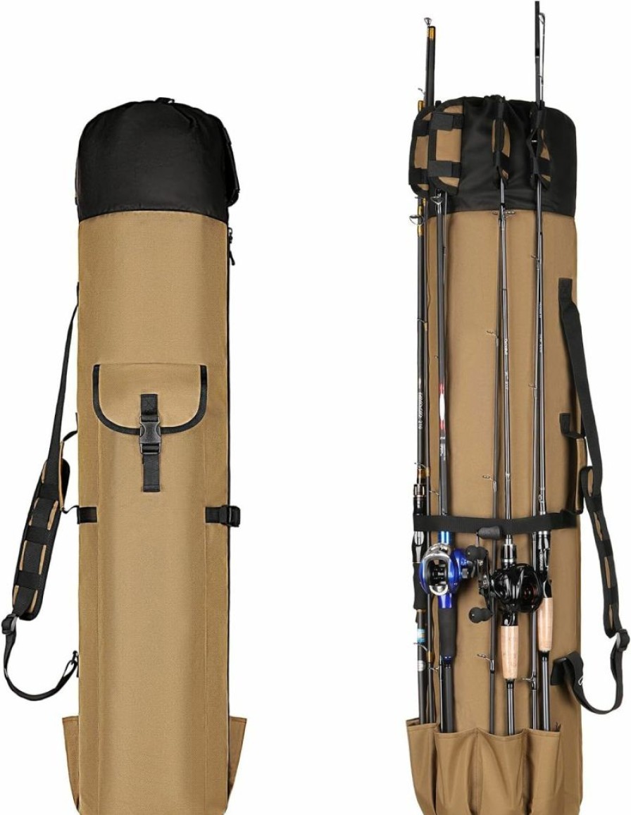 Wowelife | Wowelife Fishing Rod Carrier Fishing Reel Organizer Pole Storage Bag For Fishing And Traveling,A Gift For Family Father, Daughter And Friends