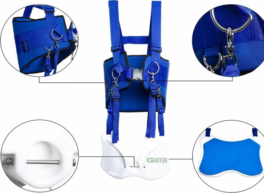 GAFFER SPORTFISHING | Gaffer Sportfishing Fishing Belt Shoulder Harness - Offshore Stand Up Fish Fighting Rod Holder