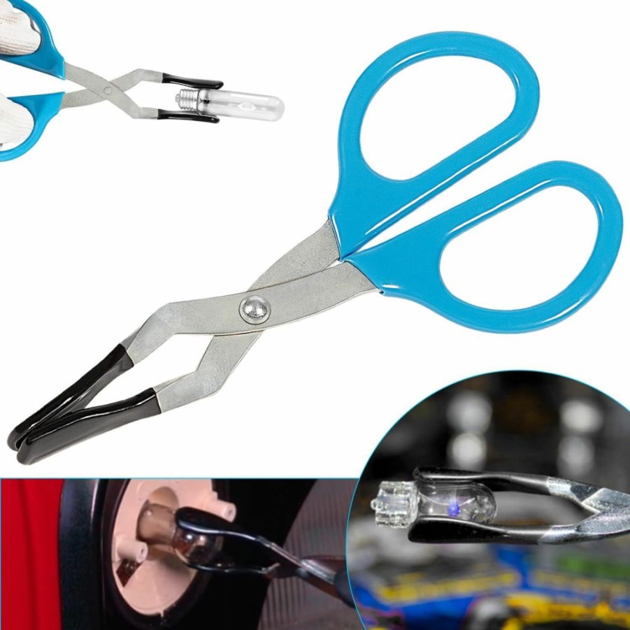 Hihitomorrow | Universal Mini Light Bulb Pliers & Fuse Pliers Broken Bulb Removal Extractor Changer Tool, For Removing Damaged And Hard To Reach Small Light Bulbs, Replace 1012, 7270