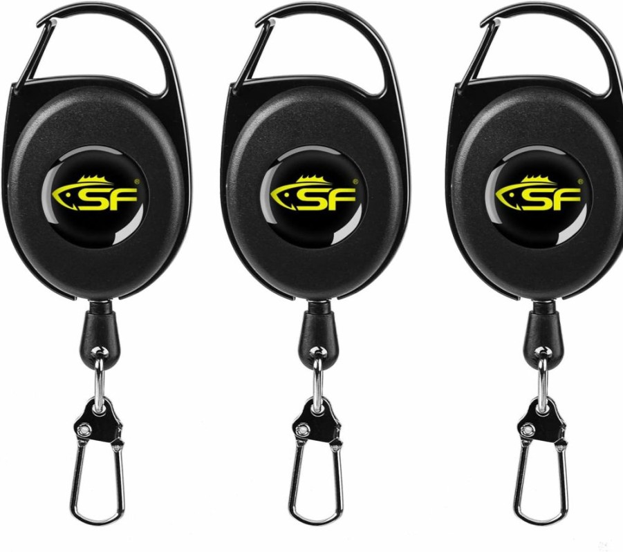 SF | Sf Fly Fishing Zinger Retractor 3 Pcs Fly Fishing Anglers Tool Gear Combo Steel Cord