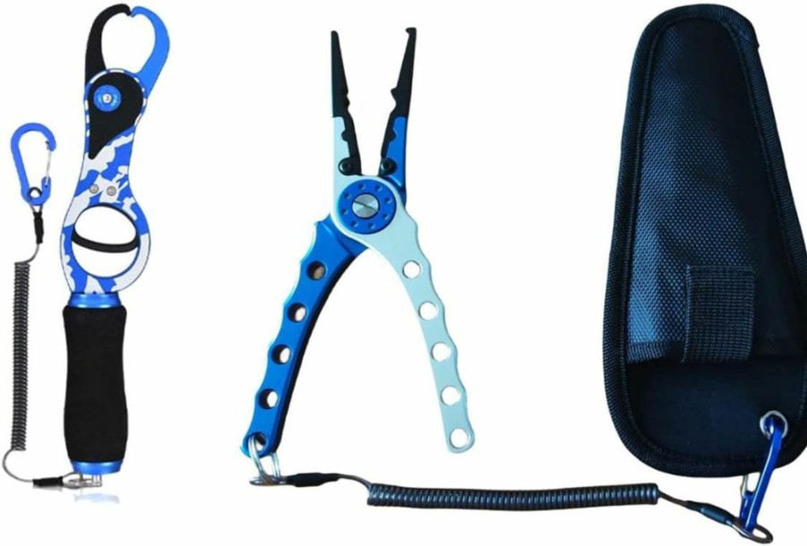 AIPIYIDI | Aipiyidi,The New Fishing Pliers Kit,Professional Fishing Tool Set That Can Stimulate Men'S Desire To Fish,For Fly Fishing, Ice Fishing, Sea Fishing, Quickly Remove The Hook And Cut The Fishing Line