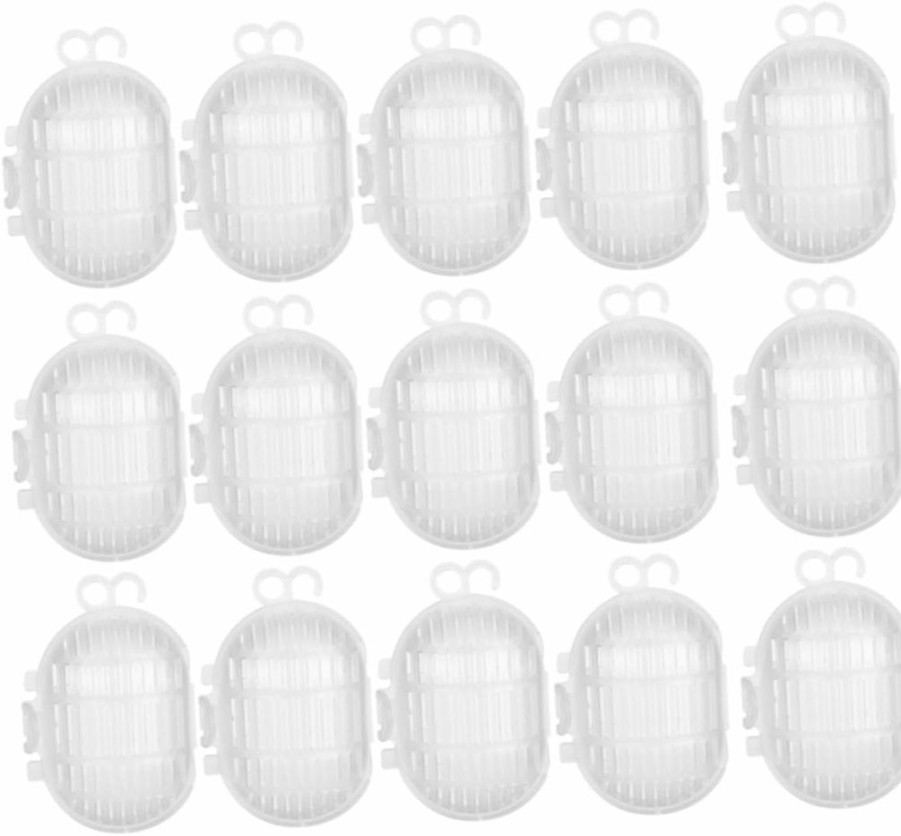 Yardwe | Yardwe 100Pcs Bait Cage White Fishing Accessories Plastic Dedicated