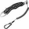 FLISSA | Flissa 7" Fish Gripper, Stainless Steel Fish Lip Gripper With Aluminium Alloy Handle, 40 Pound Fish Grabber, Lightweight Fish Holder For Caught Fish, Fishing