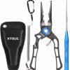 XTOUC | Xtouc , Saltwater Fishing Pliers Titanium Alloy Jaw, Fish Hook Quick Removal, Fishing Accessories And Equipment, Split Ring Tools, Fishing Tackle Kit, Fishing Gear For Gift