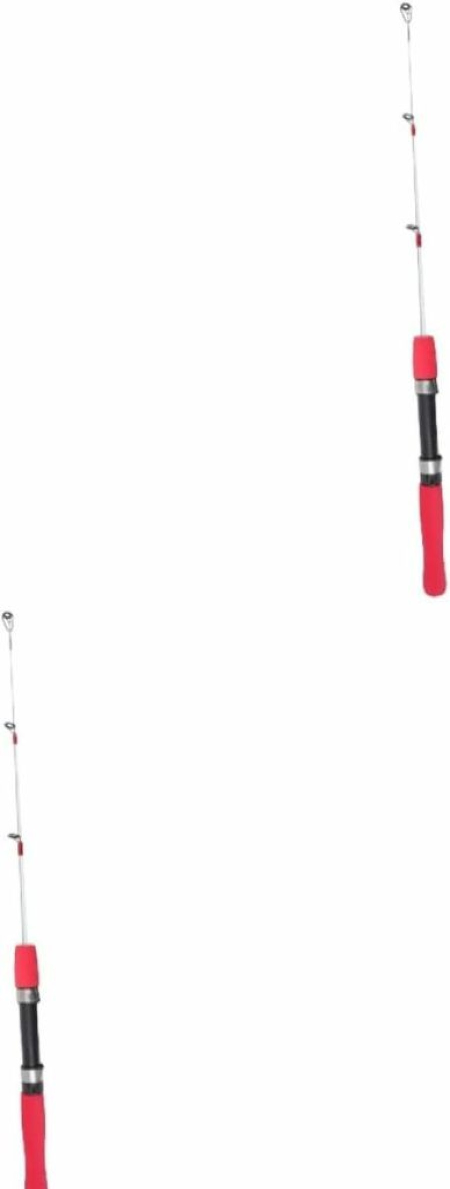 Happyyami | Happyyami 2Pcs Ice Fishing Rod Travel Retractable Popsicle Frp