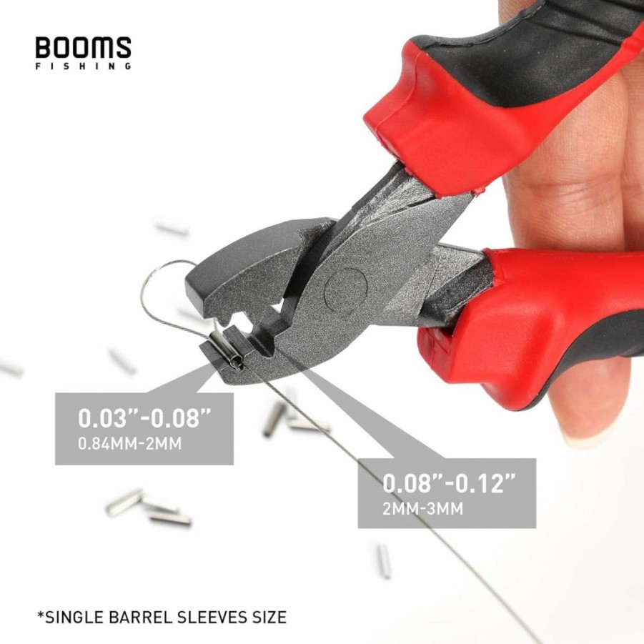 Booms Fishing | Booms Fishing Cp2 Fishing Crimping Tool For Single-Barrel Sleeves, Green