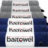 baitowel | Bait Towel 6 Pack Black Microfiber, 16X16, Clip