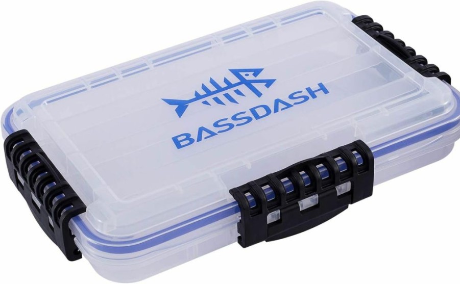 BASSDASH | Bassdash 3600 3670 3700 Tackle Storage Waterproof Utility Tackle Boxes Fishing Lure Tray With Adjustable Dividers