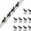 Booms Fishing | Booms Fishing Hook Keeper For Fishing Rod, Hk1S Fishing Bait Holder With 2 Sizes Rubber Rings, 10 Sets Or 20 Sets Options