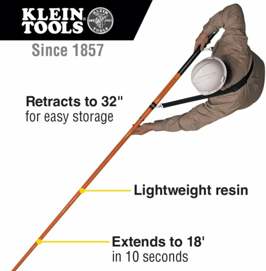 Klein Tools | Klein Tools Srs56036 Wirespanner Plus Telescopic Pole