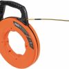 Klein Tools | Klein Tools 50375 75-Foot Fish Tape, Hi-Flex Polyester, Electrical Wire Pulling Solution For Flexibility And Strength