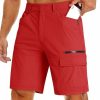 MAGCOMSEN | Magcomsen Men'S Quick Dry Hiking Shorts Cargo Work Shorts 5 Pockets Outdoor Summer Travel Shorts